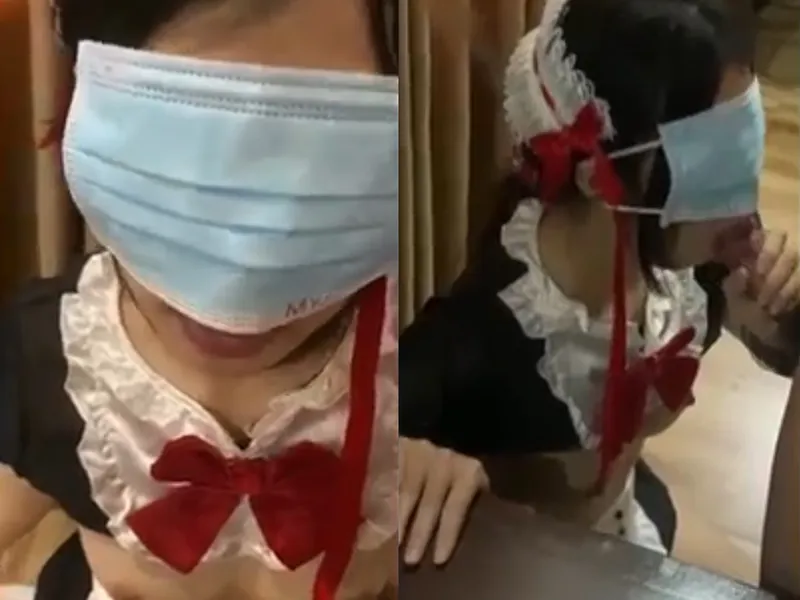Em người yêu việt dâm cosplay nô lệ mút bú con cục thịt điêu luyện